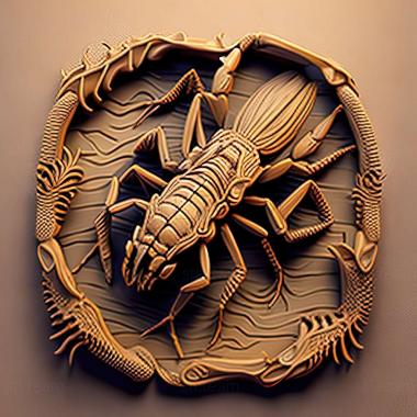 3D model Euscorpiidae (STL)